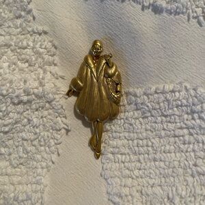 Vintage Gold-Tone Brooch